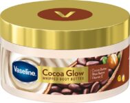 Vaseline Cocoa Glow Whipped Body Butter Cocoa & Shea Butter for Glowing Soft Skin(180 g)