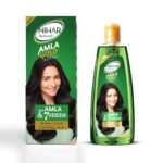 Nihar Naturals Amla Gold Hair Oil, Amla & 7 Seeds Oil | Black, Thick & Strong Hair| 280 ml