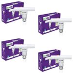 Ecolink 7-Watt Base B22 Flexible & Rotatable T-Bulb (Cool White,Pack Of 4)