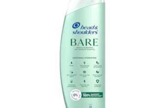 Head & Shoulders Bare Anti-Dandruff Shampoo, Soothing Hydration, Sulfate-Free, Silicone-Free, Dye-Free, Gentle Shampoo, 400Ml
