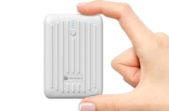 Portronics Zapcell 10K 10000Mah 22.5W Pocket Size Nano Powerbank With Compact & Light Weight Design,Type C Pd Output/Input, Usb-A Output,Power Delivery,Quick Charge For Iphone, Android,Other Devices