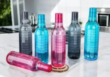 Omortex Stay Cool & Hydrated At School,College,Work,Gym & Outdoor 1000 Ml Bottle(Pack Of 6, Multicolor, Plastic)