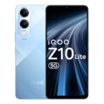 Iqoo Z10 Lite 5G (Titanium Blue, 6Gb Ram, 128Gb Storage) | 6000 Mah Battery | Dimensity 6300 5G Processor With 433K+* Antutu Score | Ip64 Rated & Military Grade Shock-Resistance*