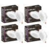 Bajaj Ivora Compact Downlight 3-In-1 Cct | 3W Led Downlight | For Smaller Spaces | Long Life Of 25000 Hours (Multi Cct, Pack Of 4)