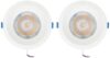 Philips 18 Watt White Reflector Led Ceiling Cob Round Spot Light With Focused Beam | Cut Out: 138Mm | Warm White, Pack Of 2 (Deco Bright)