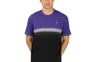 Wrangler Men’S Slim Tshirts (Wmts004302_Deep Blue_L)