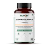 Nutrolis Ashwagandha 1000mg – Natural Stress Relief & Energy Boost Supplement for Focus, Relaxation, Mental Clarity, Stamina, and Overall Wellness – 90 Vegan Tablets