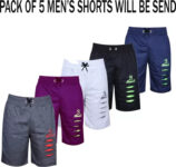 Home Cute Trend Printed Men Multicolor Basic Shorts