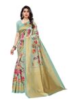 Yashika Women’S Art Silk Saree With Unstitched Blouse Material.