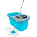 Mazic Prime Spin Mop With Additional Refill Mop Set (Blue)
