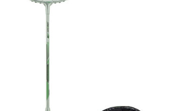 Li-Ning Xp-80-Iv Grey, Blue Strung Badminton Racquet(Pack Of: 1, 86 G)