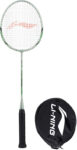 Li-Ning Xp-80-Iv Grey, Blue Strung Badminton Racquet(Pack Of: 1, 86 G)