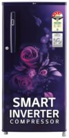 Lg 185 L, 4 Star, Smart Inverter, Direct-Cool Single Door Refrigerator (Gl-B199Obey, Blue Euphoria, Smart Connect & Fast Ice Making)