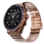 Fire-Boltt Spacewatch 36.3Mm (1.43 Inch) Amoled Display, Wireless Charging, Metallic Frame, Stainless Steel Luxury Straps, Complete Health Suite, Bluetooth Calling, Sports Modes