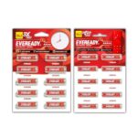 Eveready Carbon Zinc Aa Battery Pack Of 10 + Aaa Battery Pack Of 10, Anti-Leak, 3X Emd Power, 300 Test Certified, Suitable For Regular-Drain Devices & Toys