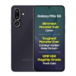 Samsung Galaxy M56 5G (Black, 8 Gb Ram, 128 Gb Storage) | Slimmest Phone In The Segment | Gorilla Glass Victus+ | 10 Bit Hdr Video | Enhanced Nightography | 4Nm Processor | Vapor Cooling Chamber