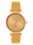 French Connection Spring-Summer 2023 Analog Mustard Dial Women’S Watch-Fcn00087C