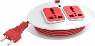 Fybros Electricals Stella Heavy-Duty Extension Board Multiple Plug Socket 2.5 Meter Cord For Mobile Phones, Laptop, Tv Etc.