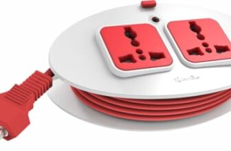 Fybros Electricals Stella Heavy-Duty Extension Board Multiple Plug Socket 2.5 Meter Cord For Mobile Phones, Laptop, Tv Etc.