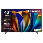 Hisense 108 Cm (43 Inches) E6N Series 4K Ultra Hd Smart Led Google Tv 43E6N (Black)