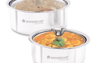 Wonderchef Austin Serving Casserole With Lid Set Of 2Pc