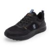 Red Tape Lifestyle Sneaker Shoes For Men | Elegantly Rounded Front, Soothing Insole & Impact-Resistant Comfort Black