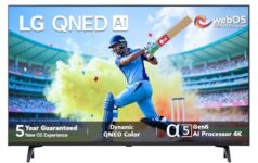 Lg 139 Cm (55 Inches) Qned-75 Year 2024 Edition 4K Ultra Hd (3840X2160) Smart Webos Qned Tv 55Qned75Sra (Black)