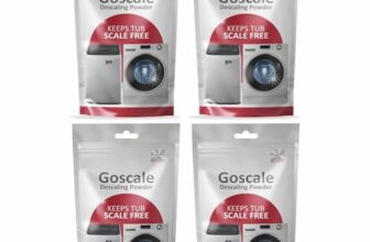 Lg Washing Machine Cleaner Descaler Powder Descaling Appliance Quick Drum Descale Deep Cleaning For Semi And Fully Automatic Front And Top Load Tub Clean Pouches (Packet Of 4)