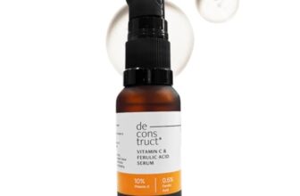 Deconstruct 10% Vitamin C Serum | Non-Irritating & Non-Sticky | Tested For Oily, Sensitive Skin | Beginner-Friendly| Brightens Dull Skin, Evens Tone | No Purging | With 0.5% Ferulic Acid| 20Ml