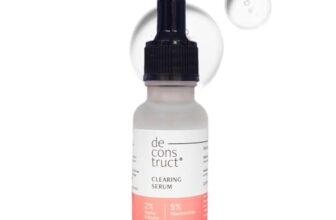 Deconstruct 5% Niacinamide Face Serum | + 2% Alpha Arbutin Face Serum | Clearing Serum For Pigmentation, Acne Marks, Dark Spots, Tanning | For Oily & Sensitive Skin | 20 Ml