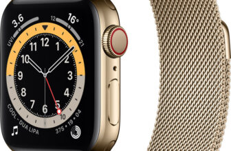 Apple Watch Series 6 Gps + Cellular(Gold Strap, Regular)