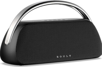 Boult Bassbox Q30 Upto 16H Battery, 30W Bass Output, Dual Driver, Metallic Handle, 5.4 30 W Bluetooth Speaker(Black, Stereo Channel)