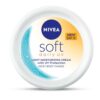 Nivea Soft Daily Uv Light Moisturising Cream With Spf-15, Vitamin E, Shea Butter And Jojoba Oil | Light Weight & Non Greasy | 48H Hydration| Uv Protection | All Skin Types |200Ml