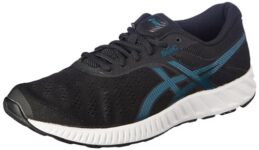 Home Asics Mens Flexc Black/Velvet Pine Sneakers – 10 Uk (1201A275.004)