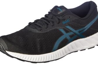 Asics Mens Flexc Black/Velvet Pine Sneakers – 10 Uk (1201A275.004)