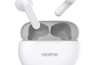 Realme Buds T01 True Wireless In-Ear Earbuds With Ai Enc For Calls, 13Mm Dynamic Driver, Upto 28Hrs Battery, 88Mm Latency, Bluetooth V5.4 & Google Fast Pair (White)