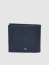 TOMMY HILFIGER Men Blue Genuine Leather Wallet(10 Card Slots)