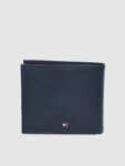 TOMMY HILFIGER Men Blue Genuine Leather Wallet(10 Card Slots)