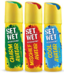 Set Wet Cool, Charm, Mischief Avatar Deodorant & Body Spray Perfume For Men Deodorant Spray  –  For Men(540 Ml, Pack Of 3)
