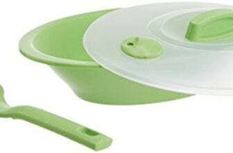 Signoraware Plastic Square Dinner Set (Parrot Green) – 23 Pieces