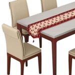 Amazon Brand – Solimo Velvet Table Runner – Maroon