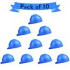 Allen Cooper Industrial Safety Helmet Sh-701, Plastic Cradle With Manually Adjustable Headband – Blue (Pack Of 10