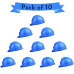 Allen Cooper Industrial Safety Helmet Sh-701, Plastic Cradle With Manually Adjustable Headband – Blue (Pack Of 10