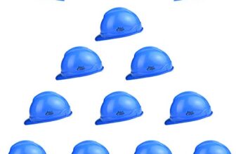 Allen Cooper Industrial Safety Helmet Sh-701, Plastic Cradle With Manually Adjustable Headband – Blue (Pack Of 10