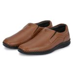 Pos Planet Of Shoes Men’S Gb Tn 124/10 Tan Leather Moccasin – 10 Uk