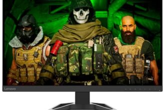 Lenovo G-Series 27 Inch (68.6Cm) Fhd Gaming Monitor, 165Hz, 99% Srgb, 1Ms, Amd Radeon Freesync Compatible, 3Wx2 Speakers, 2Xhdmi 2.0, Dp 1.4, Height Adjust Tilt Stand, Vesa Mount Black, G27-30