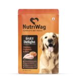 Nutriwag Wet Dog Food 300 Gm | Pack Of 10 | Balanced Meals With Chicken, Pumpkin, Rice & Vegetables | High Protein Dog Food | No Added Flavours | Human-Grade Ingredients | All Life Stages