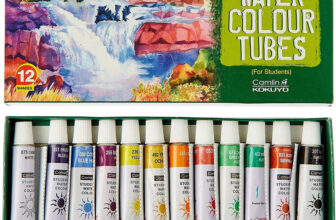 Camlin Kokuyo Student Water Color Tube – 5Ml Each, 12 Shades