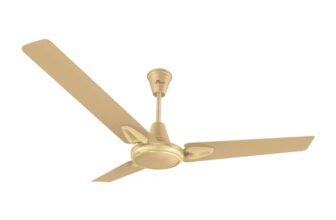 Rr Signaure Jetta 1200 Mm Designer High Speed Ceiling Fan For Home | (Honey Gold, Pack Of 1), 2 Years Warranty