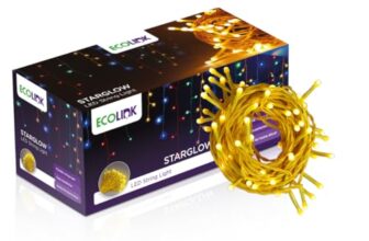Ecolink Starglow 9 Meter 48 Led Diwali String Light | Decorative Led String Light For Home Decoration | Plug & Play Ladi Light For Indoor & Outdoor Decorations | Warm White, Pack Of 1